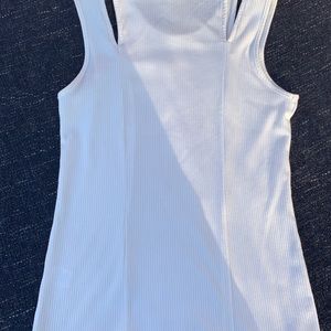 SAKS 5th AVENUE CREAM CUTOUT SHIRT